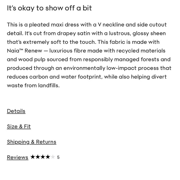 Aritzia showpiece satin dress - limited edition and sold out online - Picture 12 of 14